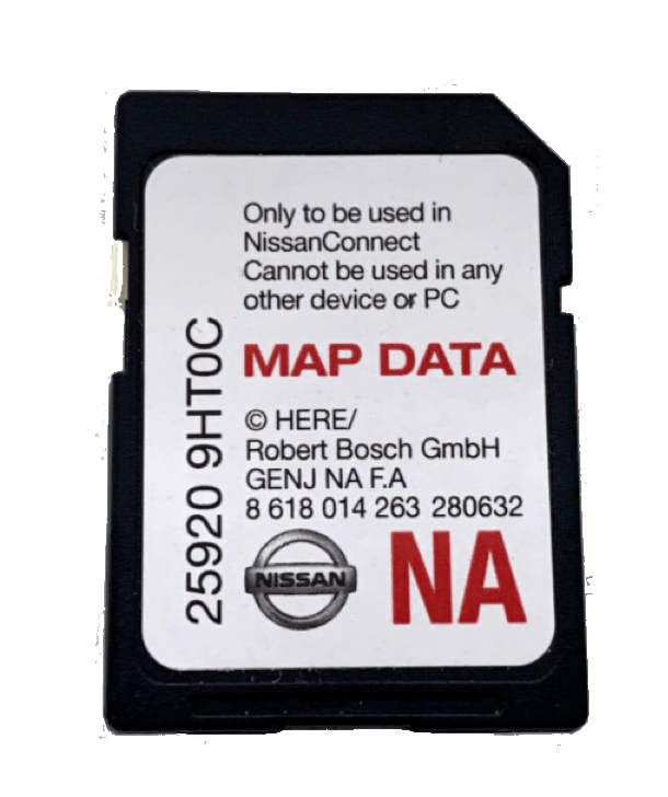 Nissan Altima Titan Versa Frontier NV Navigation SD Card
