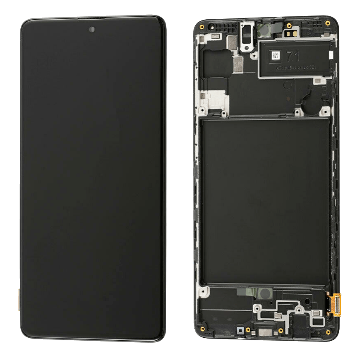 Samsung Galaxy A71 A715 A715F A715M Touch Screen LCD Frame Display Replacement