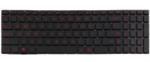 Load image into Gallery viewer, Asus Rog GL552VL GL552VW GL552VX GL552JX Red Backlit Keyboard