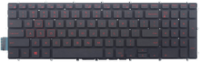 Load image into Gallery viewer, Dell Inspiron 15 17 7566 7567 Red Backlit Keyboard 3R0JR PK131QP2B00