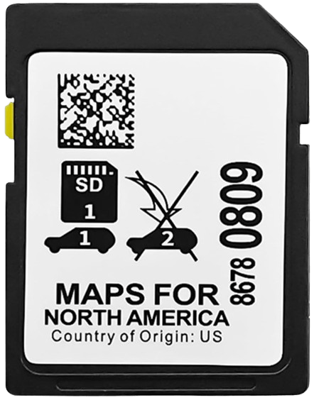 Replacement For GM Cadillac CT5 Navigation SD Card 8678-0809