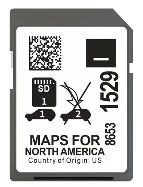 Replacement For GM Chevy Buick GMC Cadillac Navigation SD Card 8653-1529