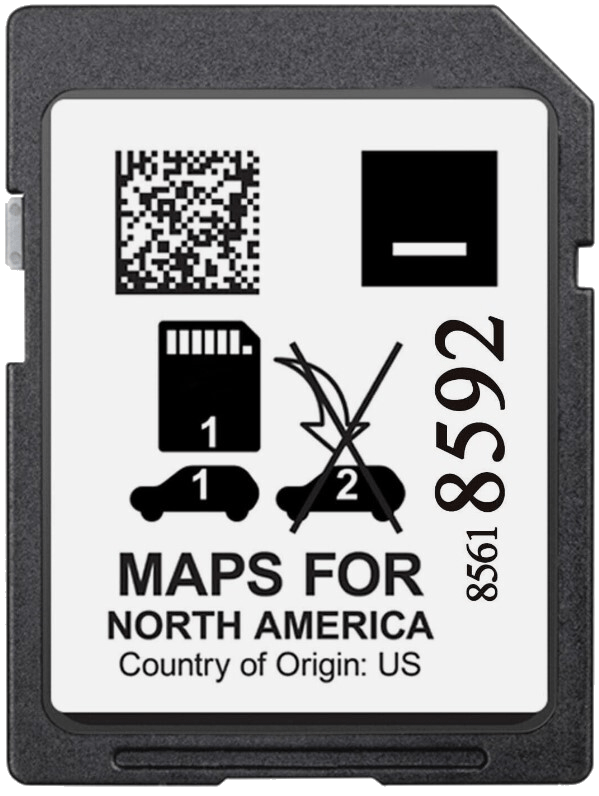 Replacement For GM Chevy Buick GMC Cadillac Navigation SD Card 8561-8592