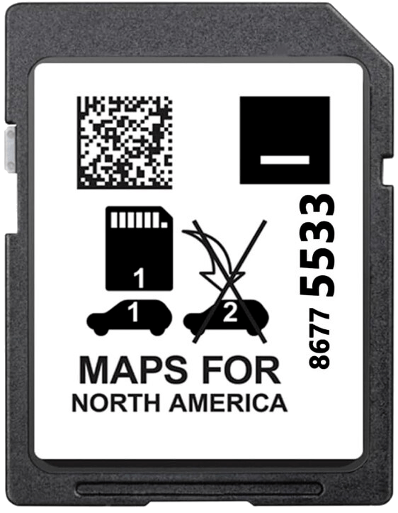 Replacement For GM Chevy GMC Cadillac Navigation SD Card 8677-5533