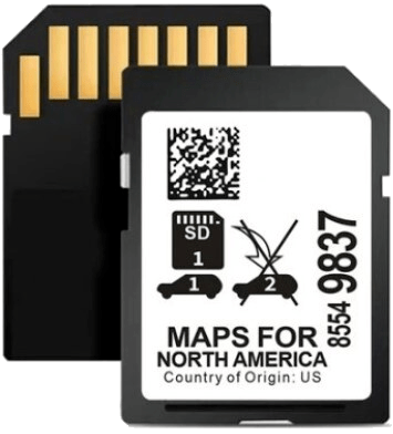 Replacement For GM Chevy Buick GMC Cadillac Navigation SD Card 8554-9837