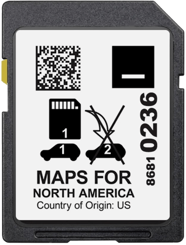 Replacement For GM Chevy Buick GMC Cadillac Navigation SD Card 8681-0236