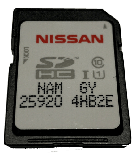 Replacement For Nissan Infiniti Navigation SD Card 25920-4HB2E QX60 QX80 Armada Pathfinder - ElectronicsLA