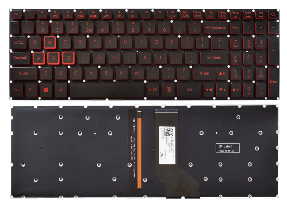  Acer Nitro 5 AN515-41 AN515-42 AN515-51 AN515-52 AN515-53 Backlit Keyboard