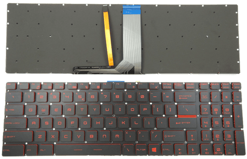 MSI GL62M GL62MVR GL63 GL72M GL73 Red Backlight Backlit Keyboard