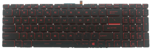 MSI GL62M GL62MVR GL63 GL72M GL73 Red Backlight Backlit Keyboard