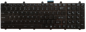 MSI Apache 2PE GE60 GE70 GT60 GT70 Gaming Laptop Black Backlit RGB Keyboard
