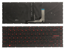 Load image into Gallery viewer, MSI GF63 8RC 8RD 9SC MS-16R1 MS-16R4 Thin Laptop Red Backlit Keyboard
