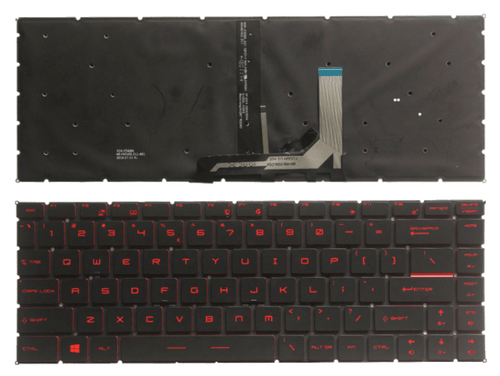 MSI GF63 8RC 8RD 9SC MS-16R1 MS-16R4 Thin Laptop Red Backlit Keyboard