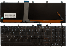 Load image into Gallery viewer, MSI Apache 2PE GE60 GE70 GT60 GT70 Gaming Laptop Black Backlit RGB Keyboard
