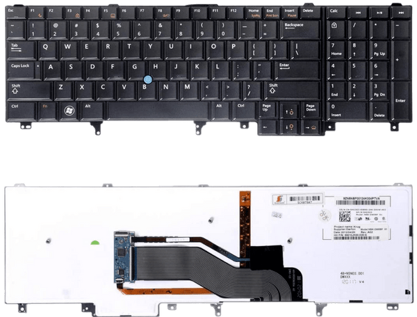 Replacement Dell Latitude Backlit Keyboard E6520 E6530 Electronicsla 7709