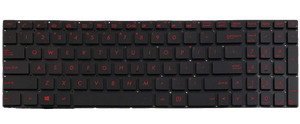  Asus Rog GL552VL GL552VW GL552VX GL552JX Red Backlit Keyboard