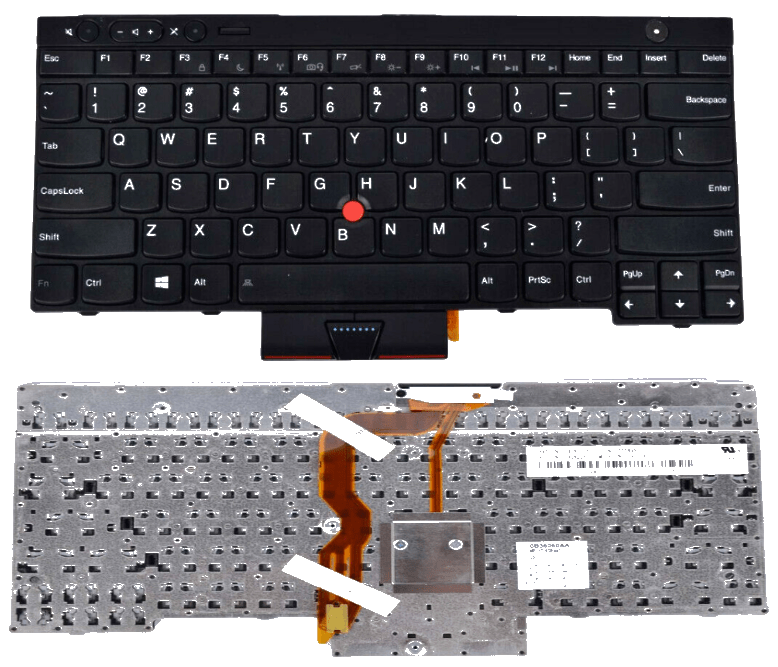 Lenovo ThinkPad T430 T430i T430s T430si X230 X230i W530 Non-Backlit Keyboard